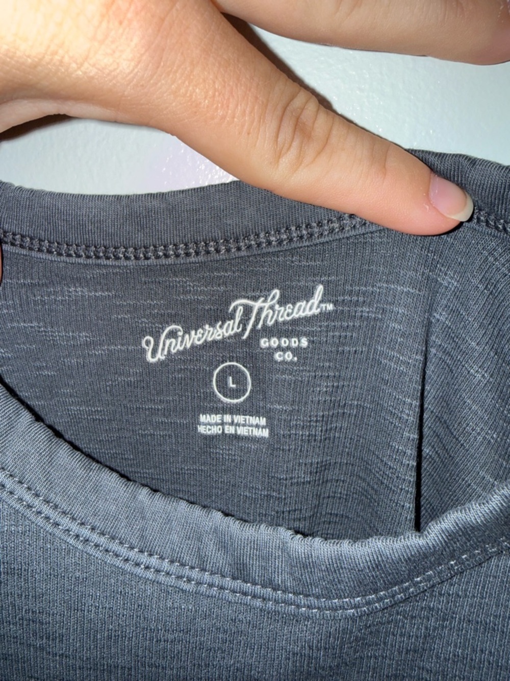 Universal Thread Black Ribbed Scoop Neck Tank - Picture 3 of 3